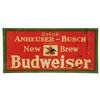 Image 1 : Anheuser-Busch New Brew Budweiser Tin Advertising