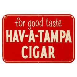 Hav-A-Tampa Cigar Tin Sign