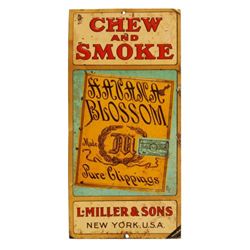 Early Havana Blossom Tin Sign