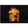 Image 1 : Early Log Cabin Cookie Jar