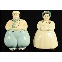 Dutch Boy & Girl Set of Cookie Jars
