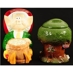 Keebler Elf & Tree Cookie Jars