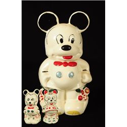 Walt Disney Mickey & Minnie Mouse Cookie Jar