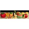 Image 1 : Collection of Fruit Cookie Jars & Salt/Peppers