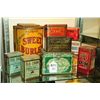 Image 1 : 10 Assorted Tobacco Tins Dixie Queen, Green Turtle