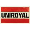Image 1 : Uniroyal Tires Double-Sided Metal Sign