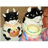 Image 2 : 9 Assorted Farm Themed Cookie Jars
