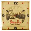 Image 1 : Shiner Beer Brewery Scene Advertising Clock