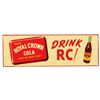 Image 1 : Royal Crown Cola Drink RC! Tin Advertising Sign