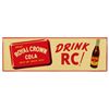Image 2 : Royal Crown Cola Drink RC! Tin Advertising Sign