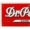 Image 2 : Dr. Pepper Red Brick Porcelain Sign