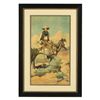 Image 1 : Colt Tex & Patches Framed Advertising Poster 1925