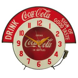 Coca-Cola Neon Advertising Cleveland Clock