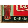 Image 2 : 1937 Coca Cola Delicious-Refreshing Tin Sign