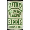 Image 1 : Dallas Brewery Corner Sign Rare Texas Beer