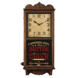 Buffo's Cigars Advertising Waterbury Clock