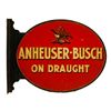 Image 1 : Anheuser-Busch On Draught Flange Beer Sign