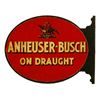 Image 2 : Anheuser-Busch On Draught Flange Beer Sign