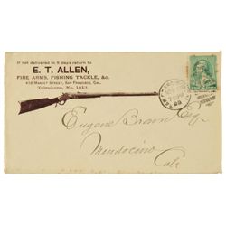 1899 E.T. Allen Fire Arms Advertising Envelope