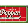 Image 3 : Dr. Pepper Red Brick Porcelain Sign