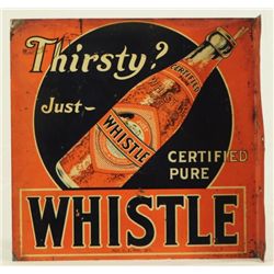 Whistle Soda Advertising Flange Sign