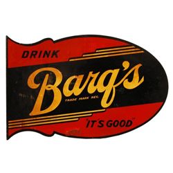 Barq's Root Beer Flange Sign