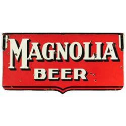 Magnolia Beer Double Sided Porcelain Sign