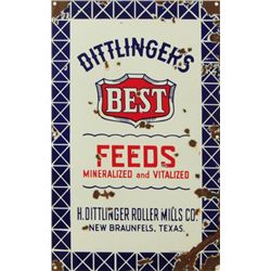 Dittlinger's Feed Sign New Braunfels Texas