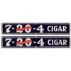 Image 1 : Two R.G. Sullivan's 7-20-4 Cigar Porcelain Signs