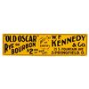 Image 1 : Old Oscar Rye Or Bourbon Tin Advertising Sign