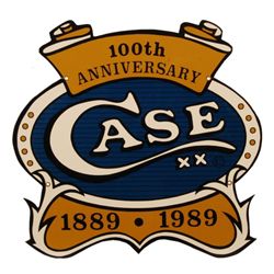 Case 100th Anniversary Porcelain Sign