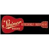 Image 1 : Shiner Beers Die Cut Wooden Guitar Sign