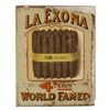 Image 1 : La Exona Cigars Reverse on Glass Counter Sign