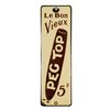 Image 1 : Peg Top Cigars Porcelain Sign