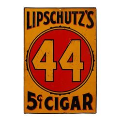 Lipschutz's 44 5 Cent Cigar Tin Sign