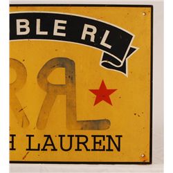 Ralph Lauren Double RL Ranch Sign
