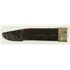 Image 7 : Ivory Handled Clip Point Bowie Knife With Sheath