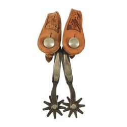 Pair of Crockett Marked Spurs