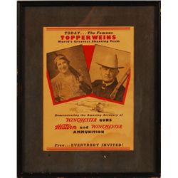Ad Topperwein Shooting Exhibition Handbill