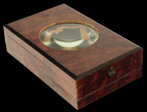 Antique Victorian Magnifying Box