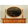 Image 2 : Oak High Boy Chest of Drawers With Mirror