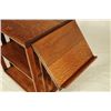 Image 2 : Mission Oak Revolving Book Case with Book Stand