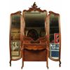 Image 1 : Antique Vanity With Folding Mirrors