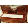 Image 5 : Antique Vanity With Folding Mirrors