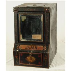 Japan Lithographed Tin Country Store Bin