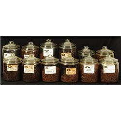 12 Country Store Jars