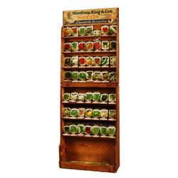 Country Store Seed Display Rack