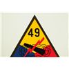 Image 2 : 49th Armored Division Porcelain Sign Lone Star