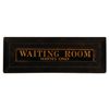 Image 1 : Framed Waiting Room Whites Only Sign