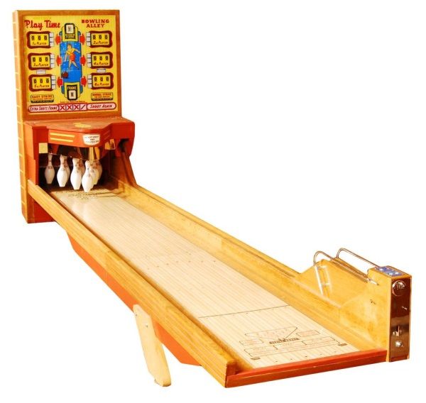 1958 United Playtime Bowling Alley Arcade Game